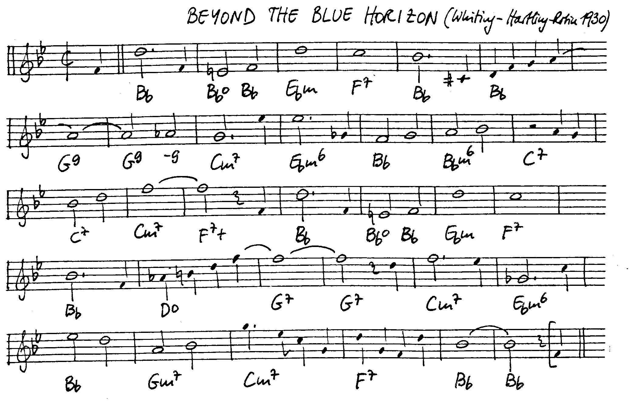 beyond the blue horizon leadsheet – book us for your next 20s or gatsby event